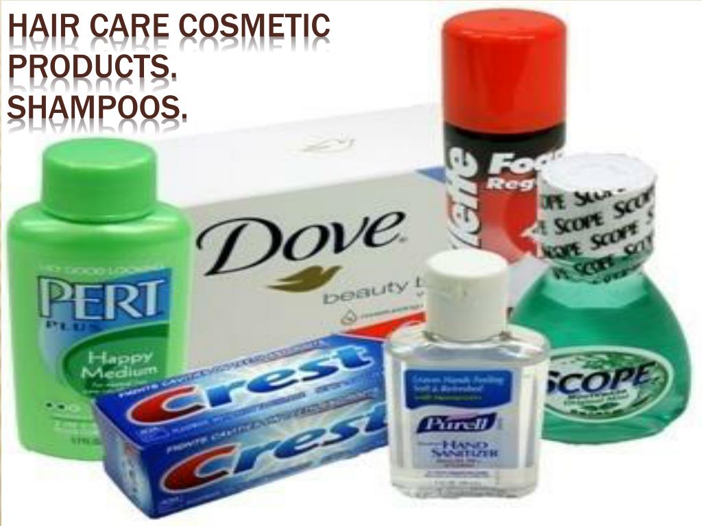 PPT - Hair care cosmetic products. Shampoos. PowerPoint Presentation ...