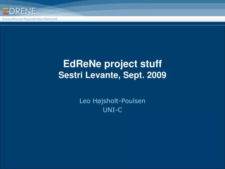edrene project stuff sestri levante sept 2009