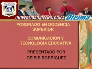 posgrado en docencia superior