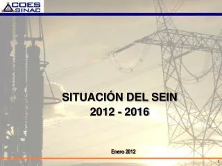situaci n del sein 2012 2016