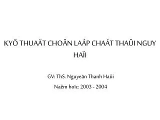 ky thua t cho n la p cha t tha i nguy ha i