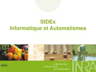 sidex informatique et automatismes