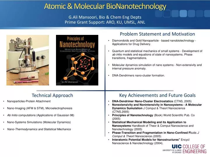 atomic molecular bionanotechnology