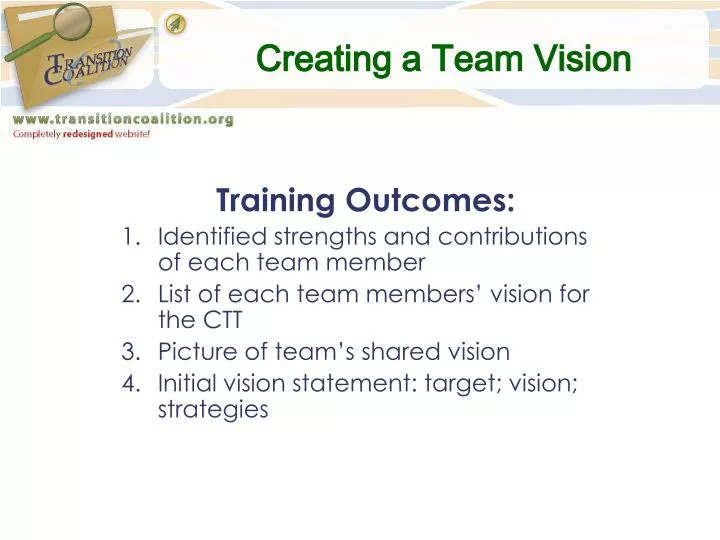 creating a team vision