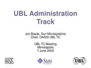 UBL Administration Track