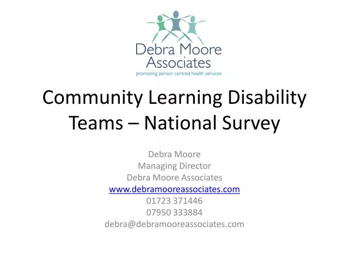 community learning disability teams national survey