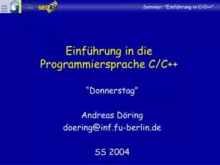 einf hrung in die programmiersprache c c