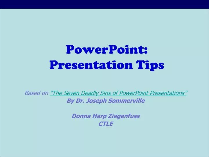 powerpoint presentation tips