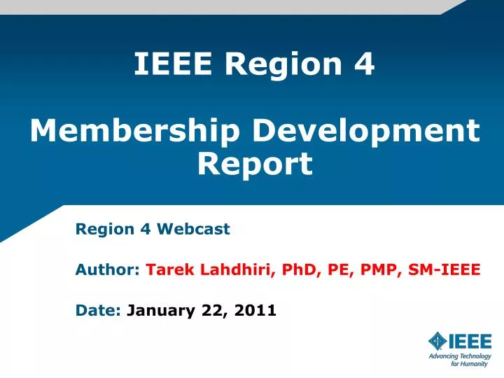 ieee region 4 membership development report