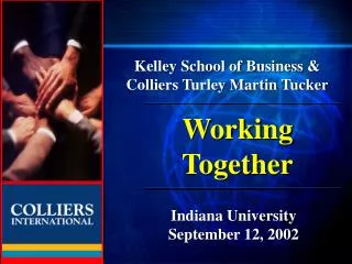 Kelley School of Business &amp; Colliers Turley Martin Tucker