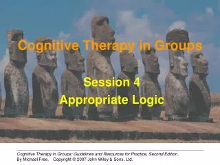 Cognitive Therapy in Groups