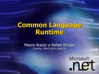 Common Language Runtime