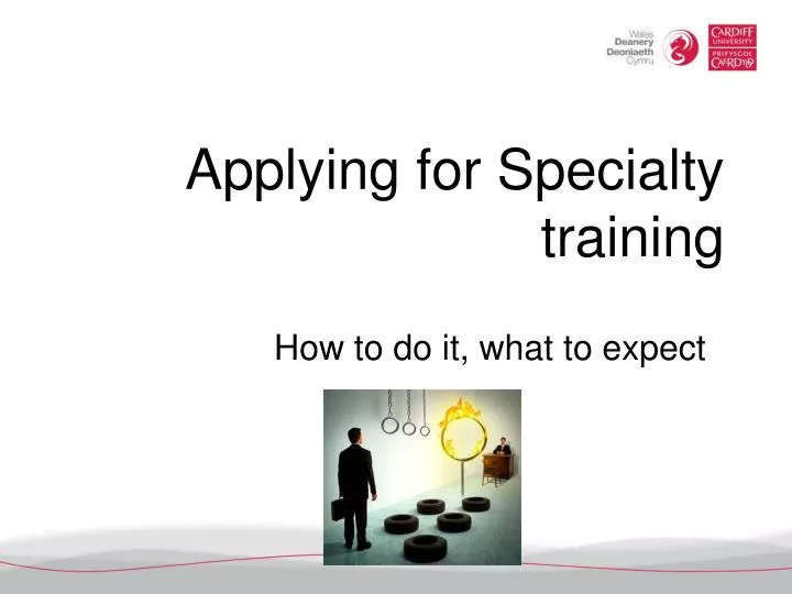 applying for specialty training
