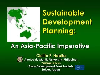 Sustainable Development Planning: