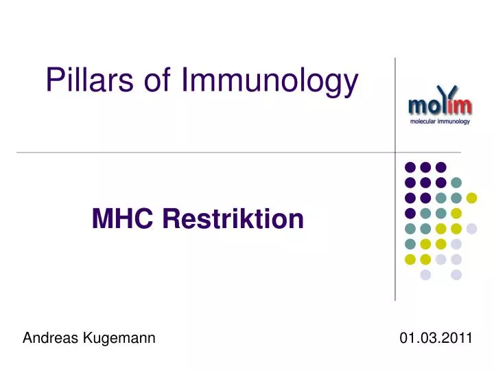 pillars of immunology