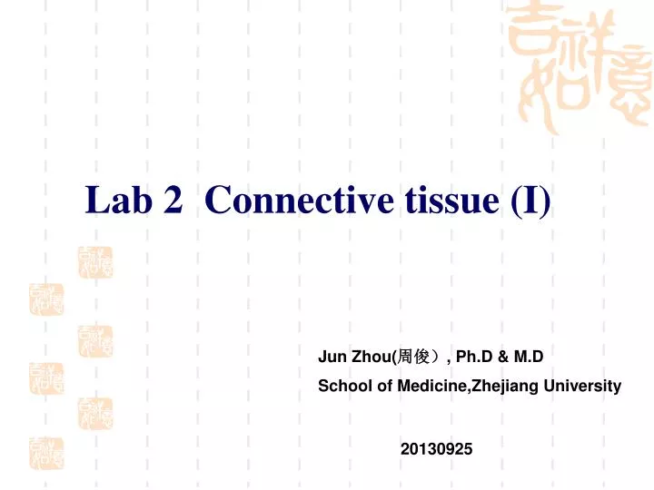 lab 2 connective tissue i