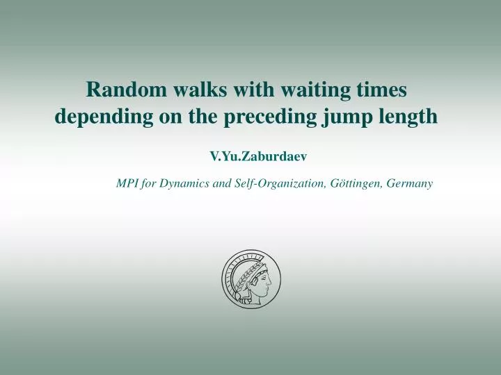random walks with waiting times depending on the preceding jump length