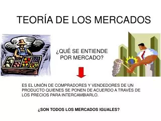 teor a de los mercados