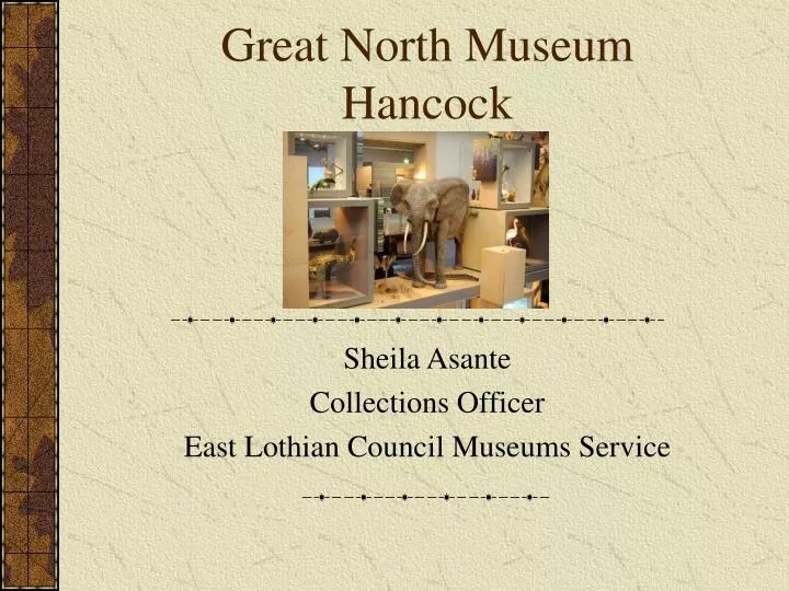 great north museum hancock