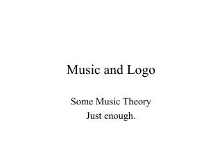 Music and Logo