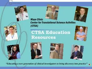 CTSA Education Resources