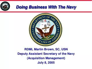 Doing Business With The Navy