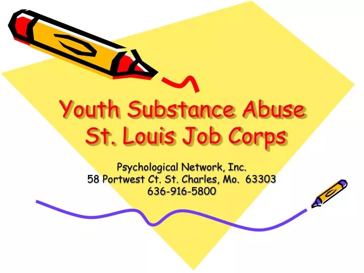 youth substance abuse st louis job corps