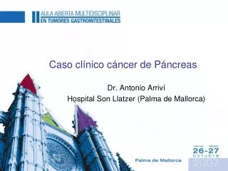 caso cl nico c ncer de p ncreas