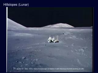 Hillslopes (Lunar)