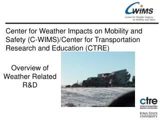 Overview of Weather Related R&amp;D