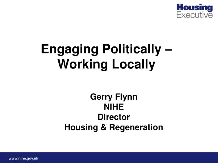 engaging politically working locally