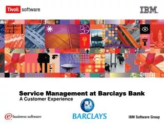 Service Management at Barclays Bank