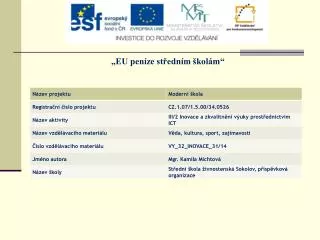 eu pen ze st edn m kol m