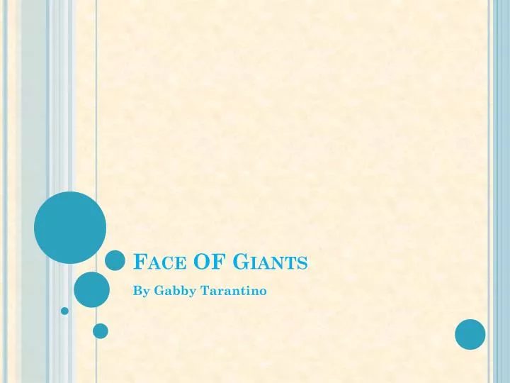 face of giants
