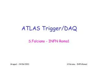 atlas trigger daq