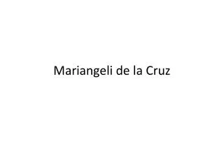 Mariangeli de la Cruz