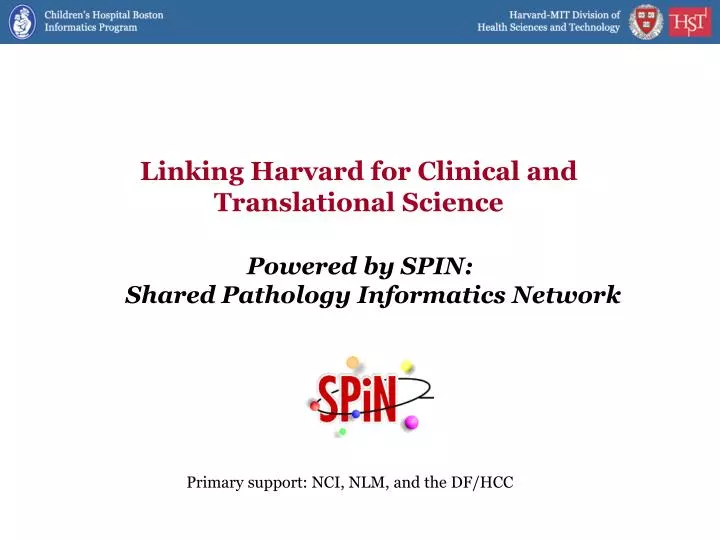 linking harvard for clinical and translational science