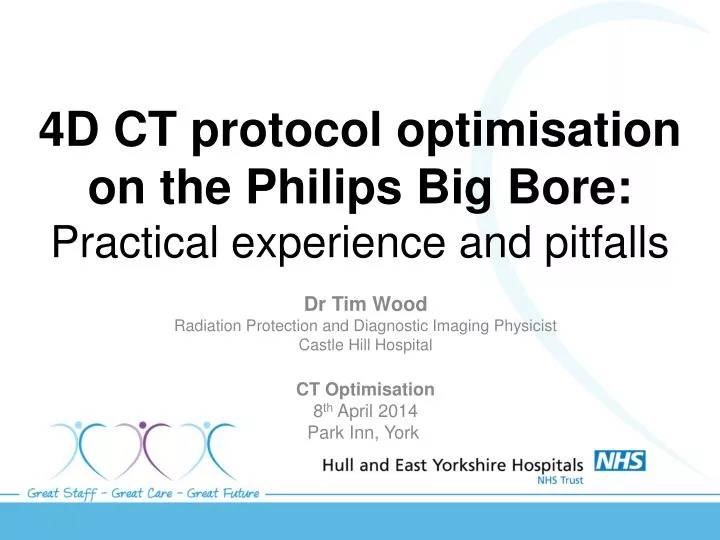 4d ct protocol optimisation on the philips big bore practical experience and pitfalls