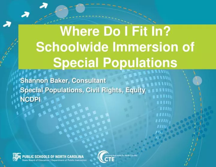 where do i fit in schoolwide immersion of special populations