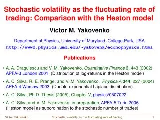 Stochastic volatility as the fluctuating rate of trading: Comparison with the Heston model