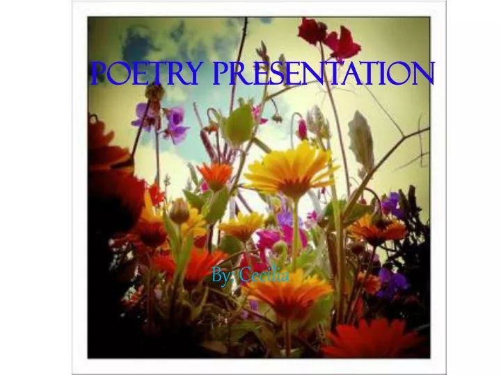 poetry presentation
