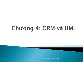 ch ng 4 orm va uml