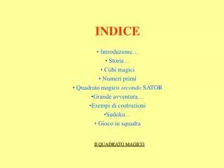 indice