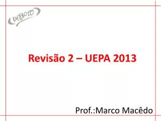 revis o 2 uepa 2013
