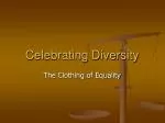 Celebrating Diversity - slide 1