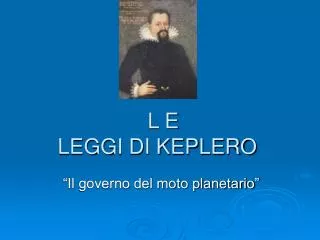 l e leggi di keplero