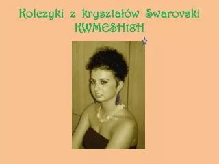 kolczyki z kryszta w swarovski kwmesh18h