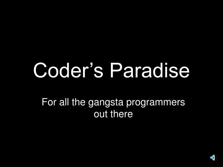 coder s paradise