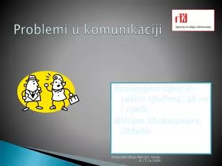 problemi u komunikaciji
