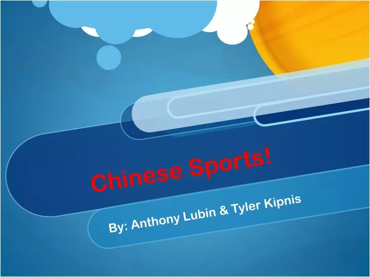 chinese sports